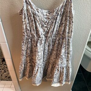 Floral Print Sleeveless Dress